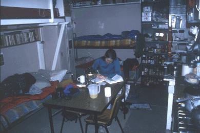 Karah in Bauer hut